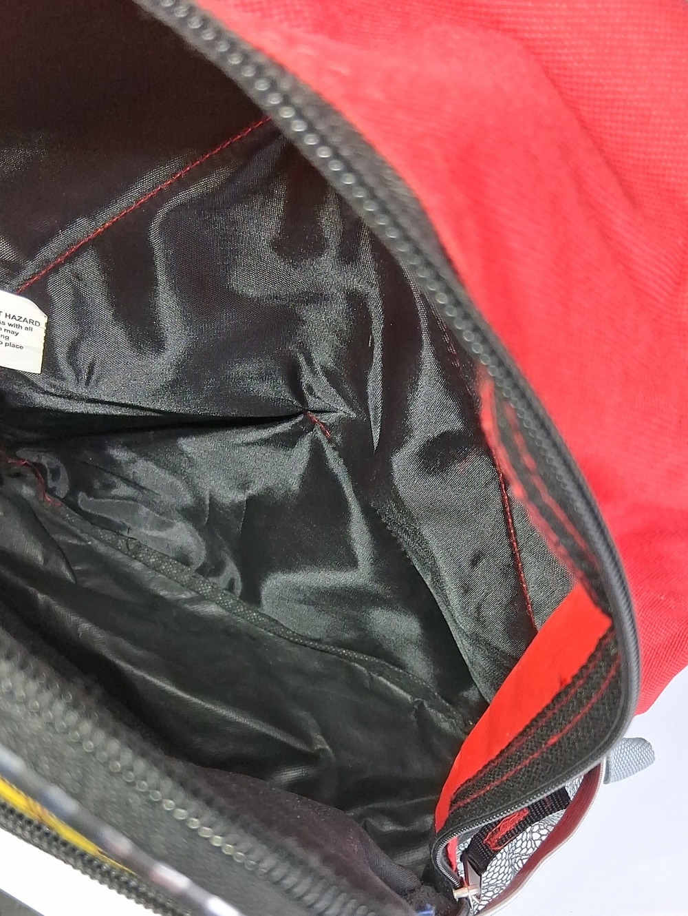 Boys Transformers Backpack Bumblebee Red Black Gray Elementary 2 Compartments - Picture 15 of 16
